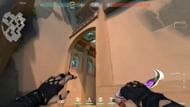 C-site retake lineups for Fade on Lotus (Image via Riot Games)